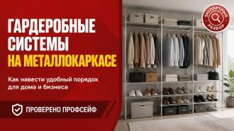 Гардеробные системы и стеллажи для одежды