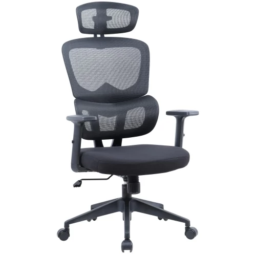 Кресло Chairman CH560 (сетка/ткань черная)